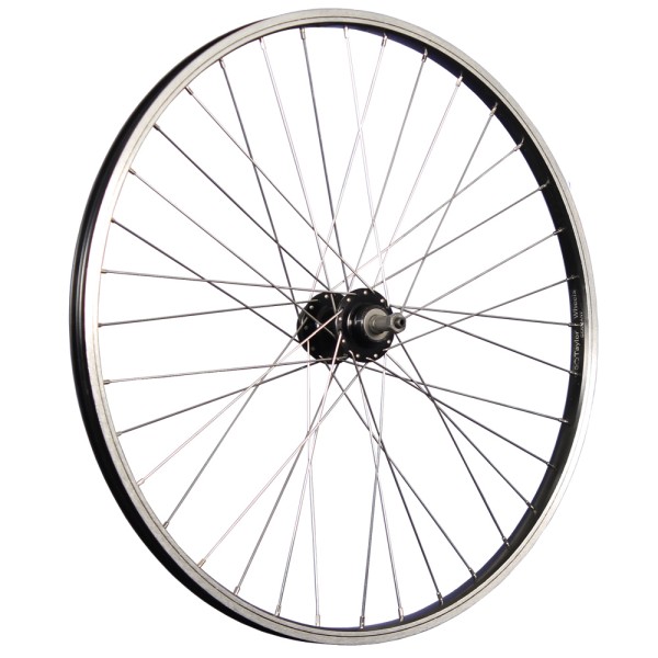 fietswiel 26 inch achterwiel JOYTech Disc roestvrij staal 559-21 zwart