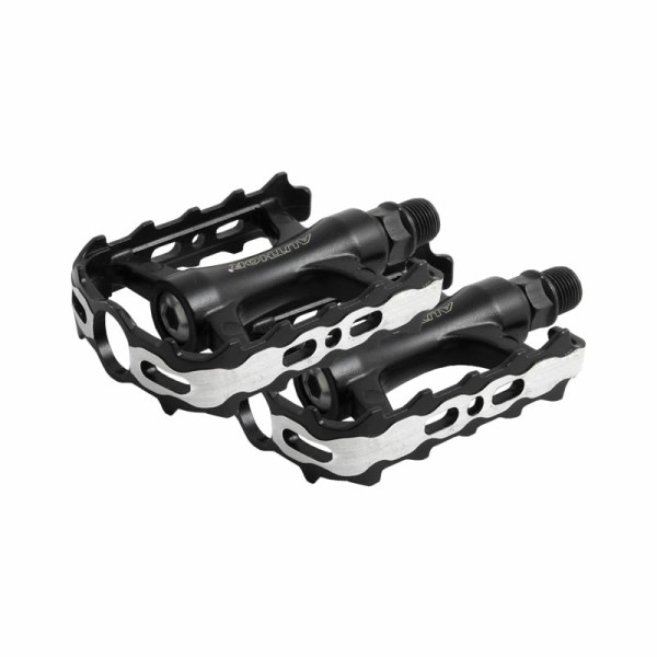fiets pedalen paar APD-427 Aluminium industrielager zwart met reflector