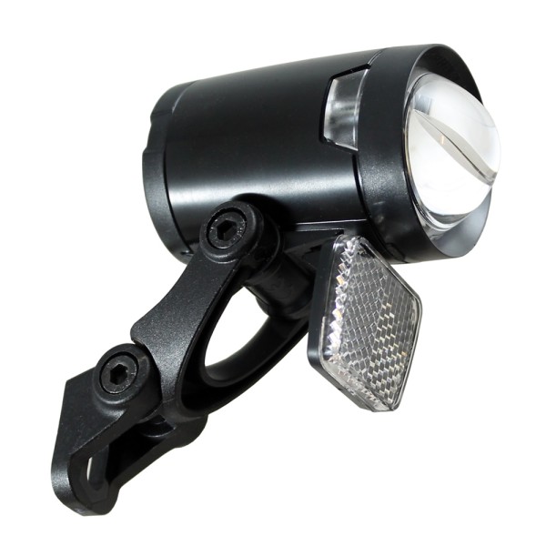 Mistroms Fiets LED-koplamp H-Black Pro E-bike 200 Lumen voor Licht